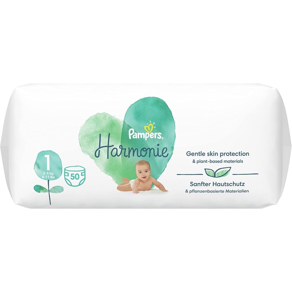 Prima Pampers Harmonie Bebek Bezi 1 Beden 2-5 KG Yeni Doğan 50 Adet Fırsat Pk