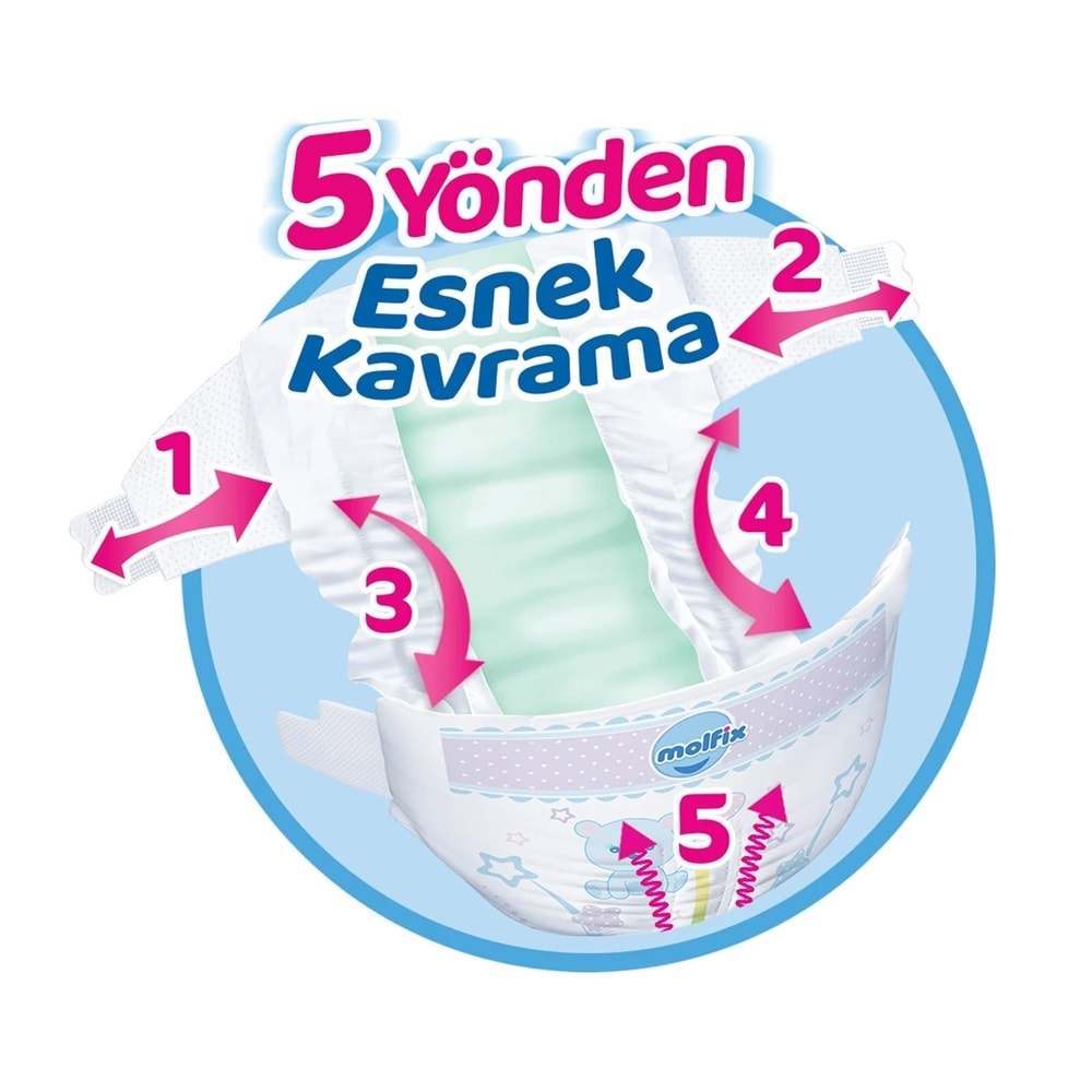 Molfix Bebek Bezi 0 Beden 0-3 KG Prematüre 30 Adet Ekonomik