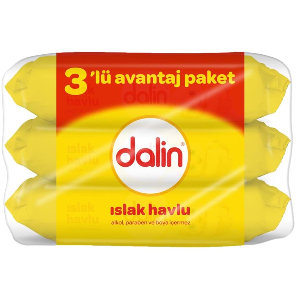 Dalin Islak Havlu Mendil Klasik 56 Yaprak 3 Lü Pk (168 Yaprak)
