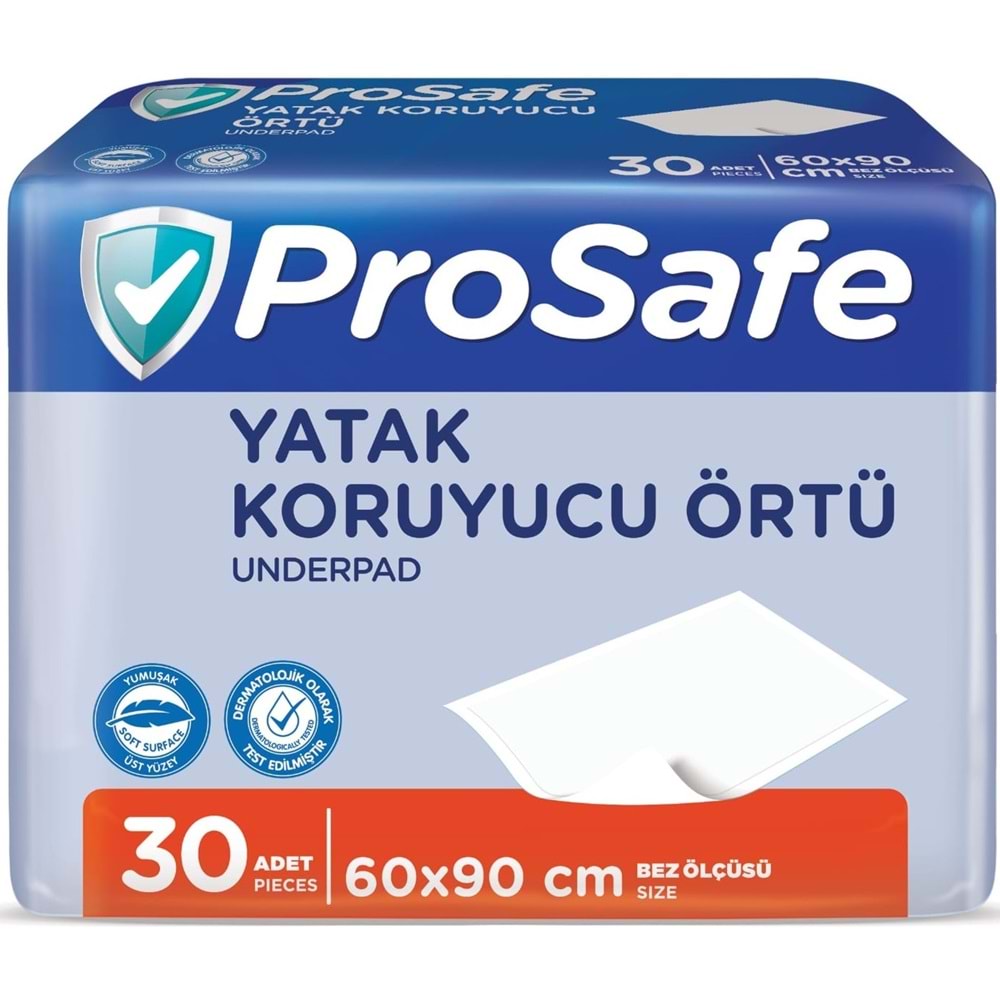 Prosafe Yetişkin Alt Açma Yatak Koruyucu Örtü 60*90CM (İç Adet 30 Adet)