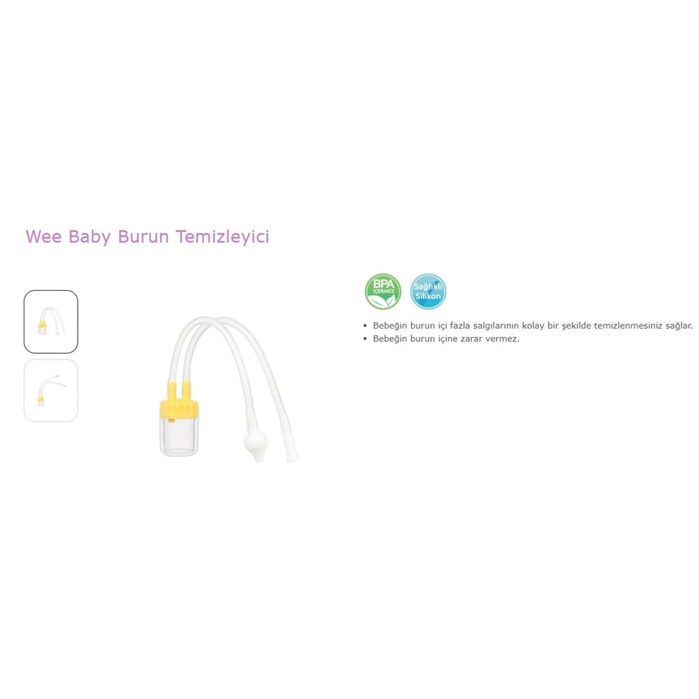 Wee Baby Burun Aspiratörü ve Temizleyici (Kod:895)
