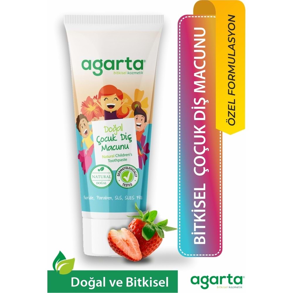Agarta Doğal Diş Macunu 75ML Çocuk (9 Lu Set)