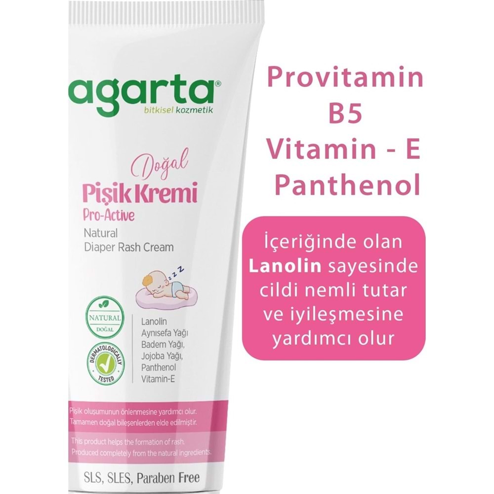 Agarta Doğal Pişik Kremi 100ML (9 Lu Set)