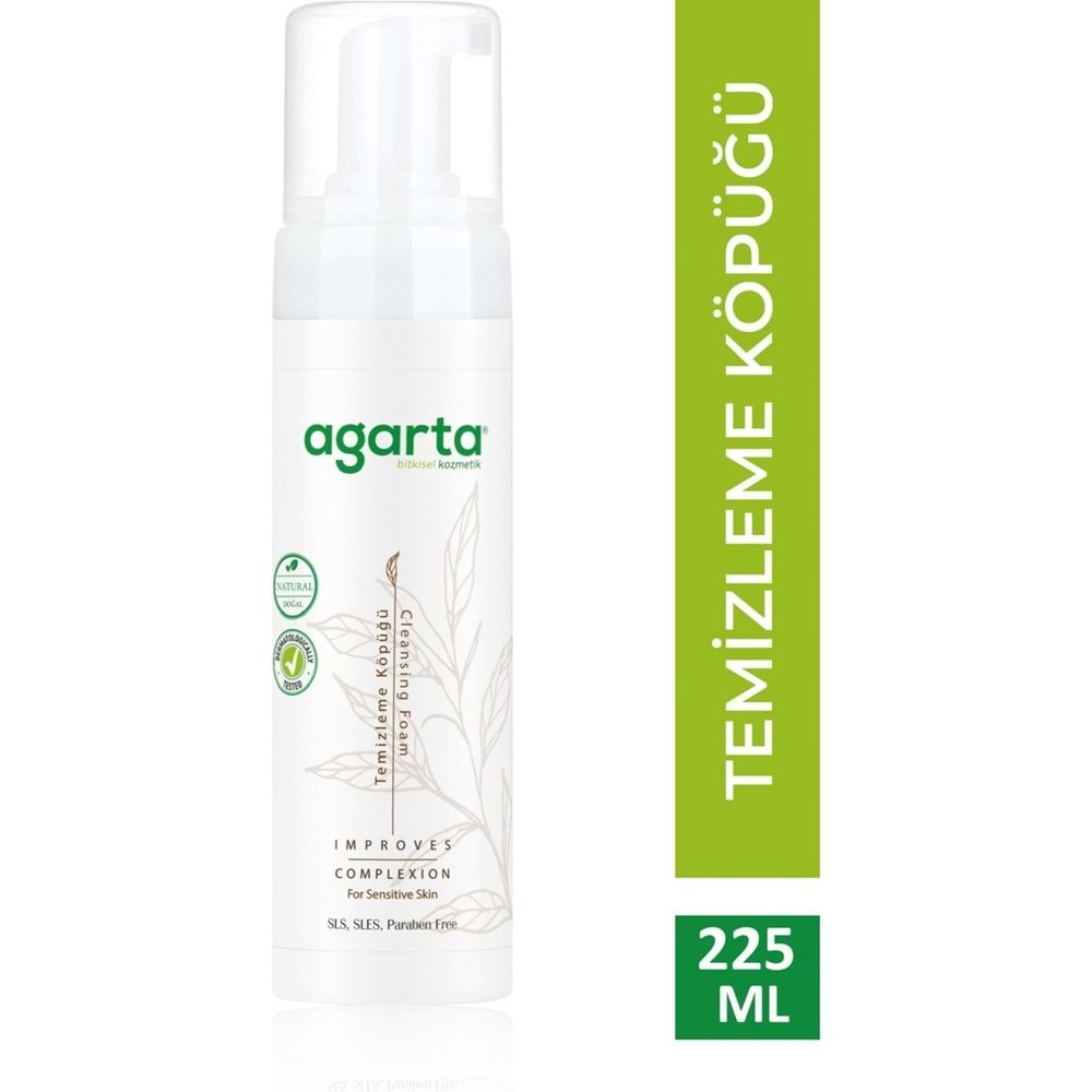 Agarta Doğal Yüz Temizleme Köpüğü 225ML (3 Lü Set)
