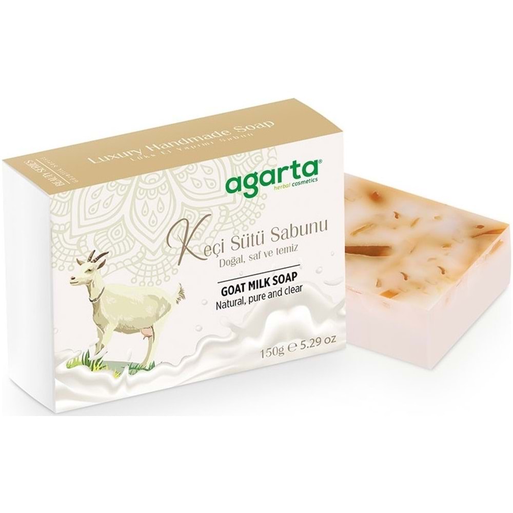 Agarta El Yapımı Doğal Sabun 150GR Keçi Sütü (3 Lü Set)