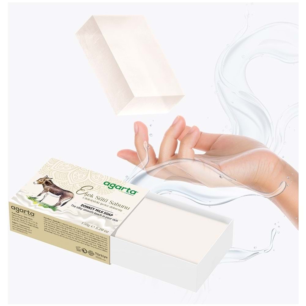 Agarta El Yapımı Doğal Sabun 150GR Eşek Sütü (6 Lı Set)
