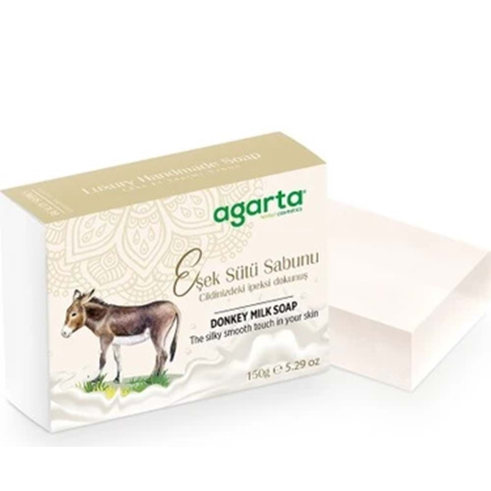 Agarta El Yapımı Doğal Sabun 150GR Eşek Sütü (12 Li Set)