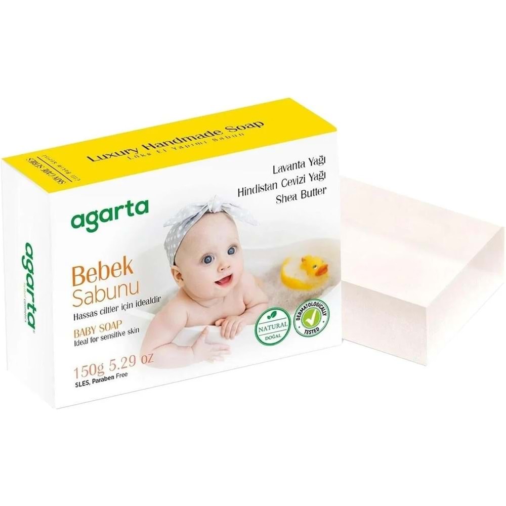 Agarta El Yapımı Doğal Sabun 150GR Bebek (2 Li Set)