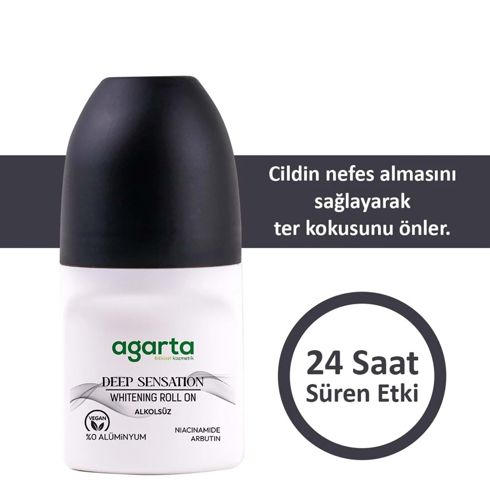 Agarta Roll-On Kadın 50 ML (Fresh Flower-Lycıa-Patchoulı Deep-Sensatıon-Natural) (10 Lu Karma Set)