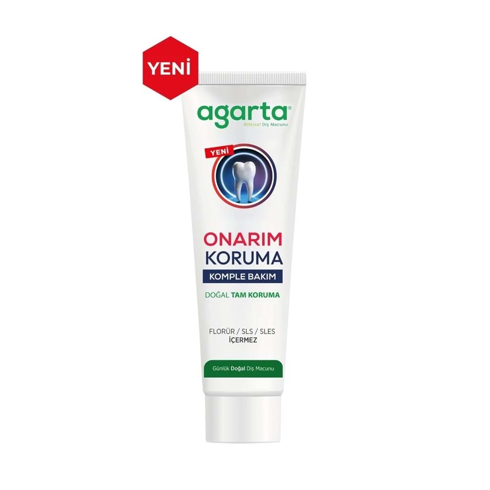 Agarta Doğal Tam koruma Diş Macunu 90 ML Onarım & Koruma (3 Lü Set)