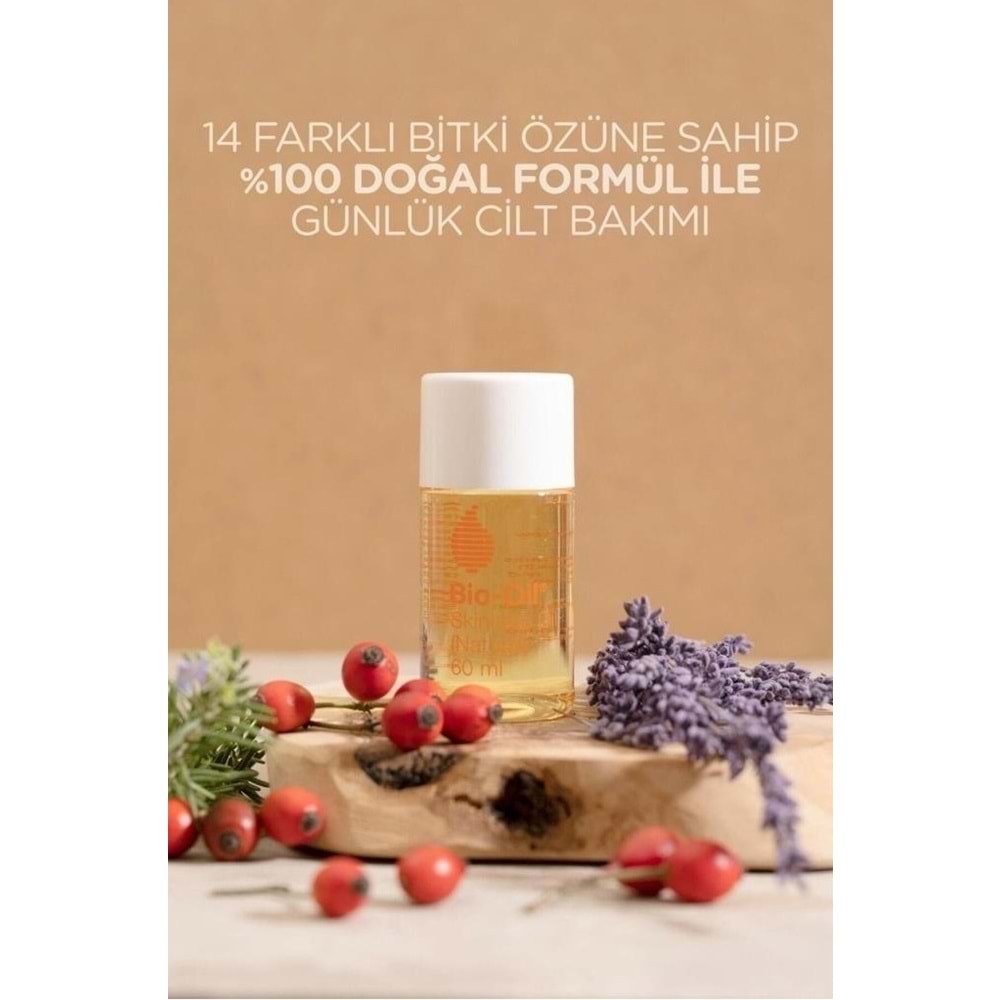 Bio-Oil %100 Natural Çatlak Karşıtı & Leke Karşıtı Nemlendirici Doğal Cilt Bakım Yağı 60ML (3Lü Set)
