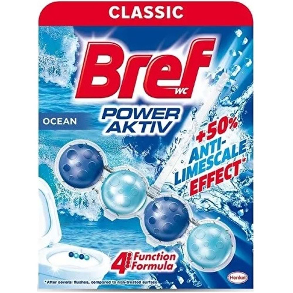 Bref Power Aktiv Klozet Bloğu Okyanus Kokulu (5 Li Set) (5PK*1)