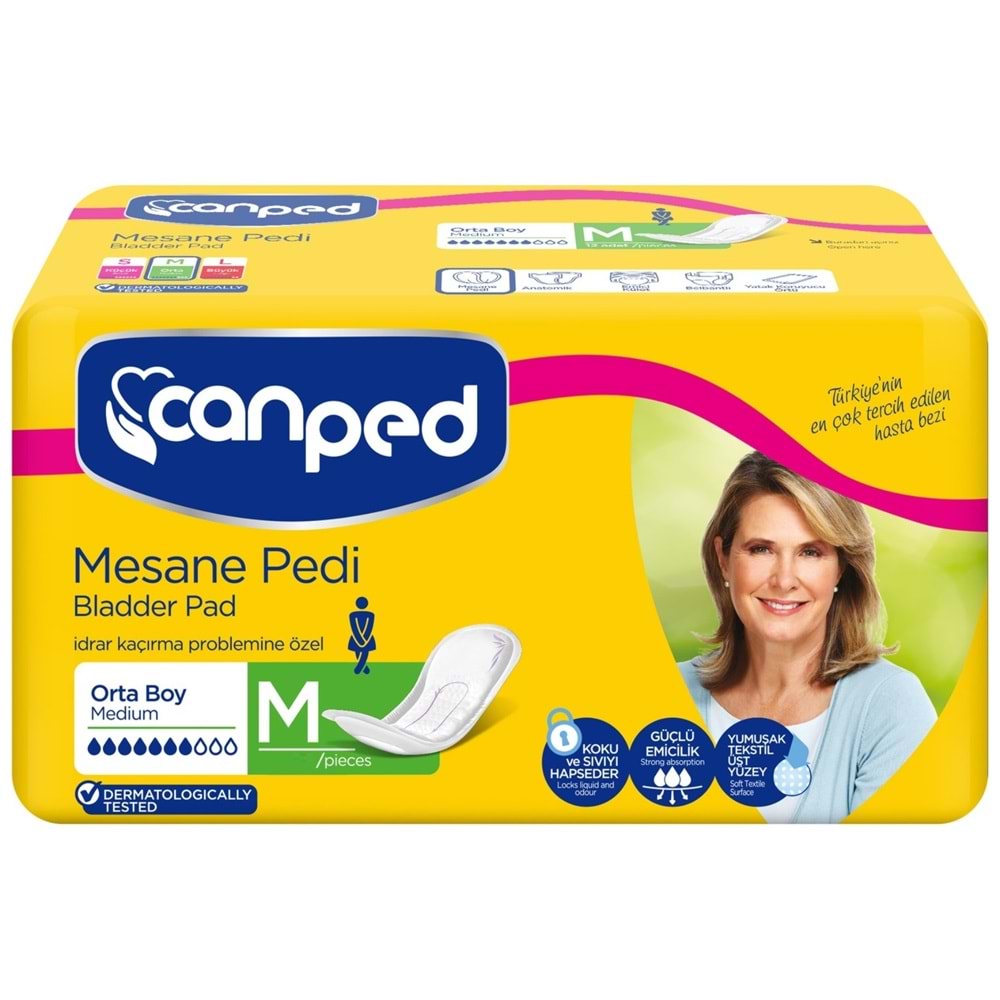 Canped Mesane Pedi Klasik M - Orta - Medium Boy 60 Adet