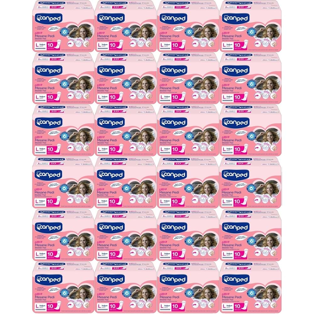 Canped Mesane Pedi Ultra L - Large - Büyük - Yoğun 240 Adet (24PK*10)