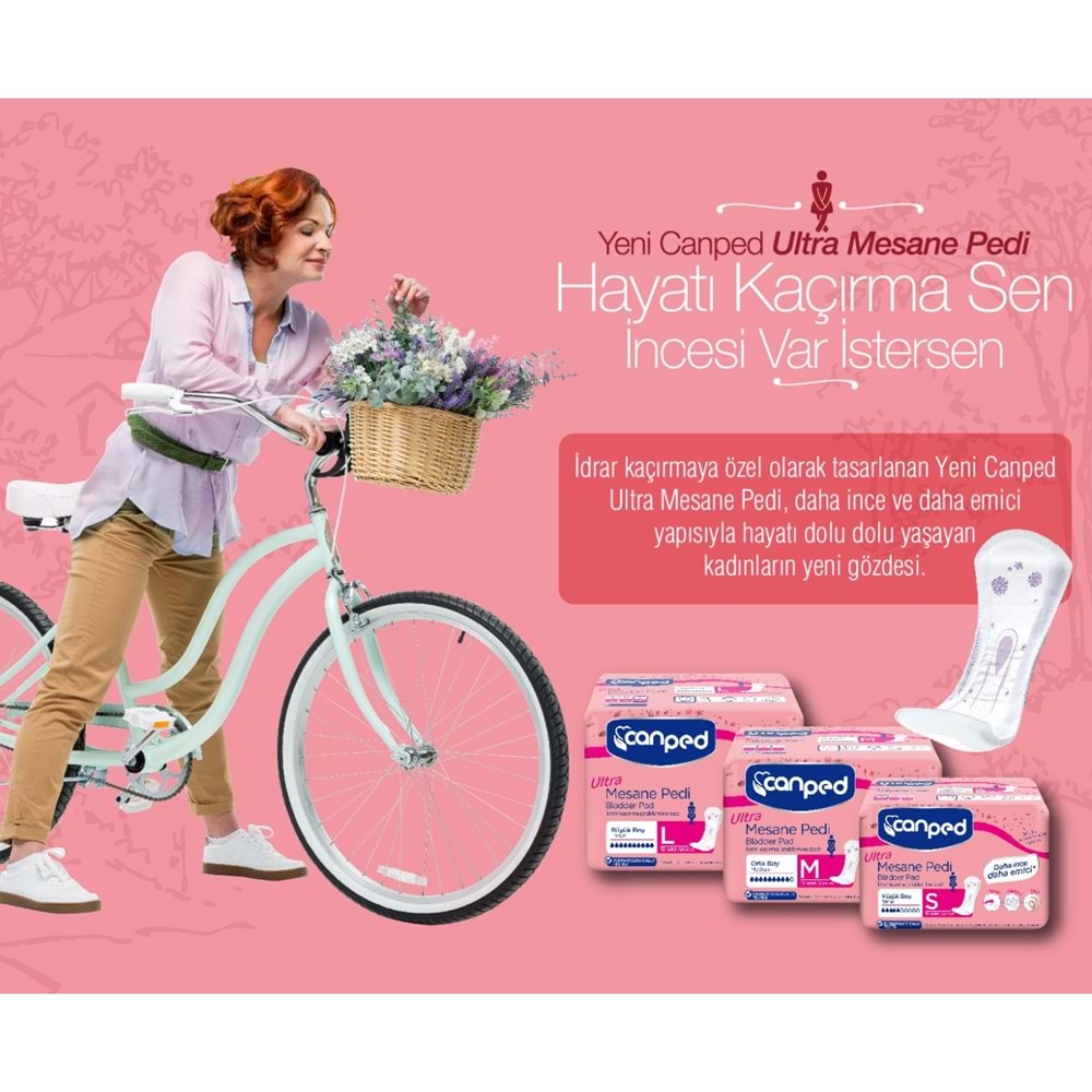 Canped Mesane Pedi Ultra L - Large - Büyük - Yoğun 240 Adet (24PK*10)