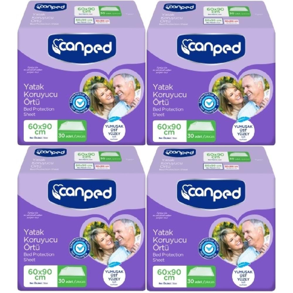 Canped Yetişkin Yatak Koruyucu Örtü 60 x 90 CM 120 Adet