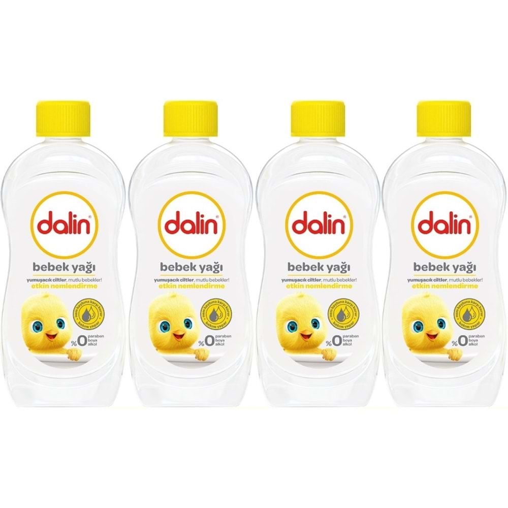 Dalin Bebek Yağı 300ML Klasik Etkin Nemlendirici (4 Lü Set)