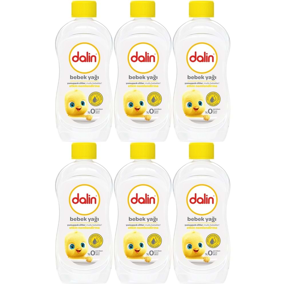 Dalin Bebek Yağı 300ML Klasik Etkin Nemlendirici (6 Lı Set)