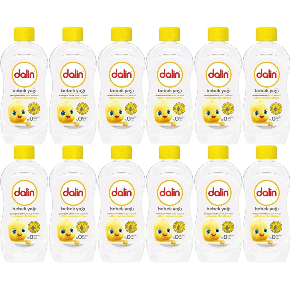 Dalin Bebek Yağı 300ML Klasik Etkin Nemlendirici (12 Li Set)
