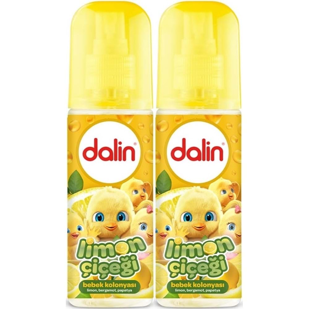 Dalin Bebek Kolonyası 150ML Limon Çiçeği (Limon-Bergomat-Papatya) (2 Li Set)