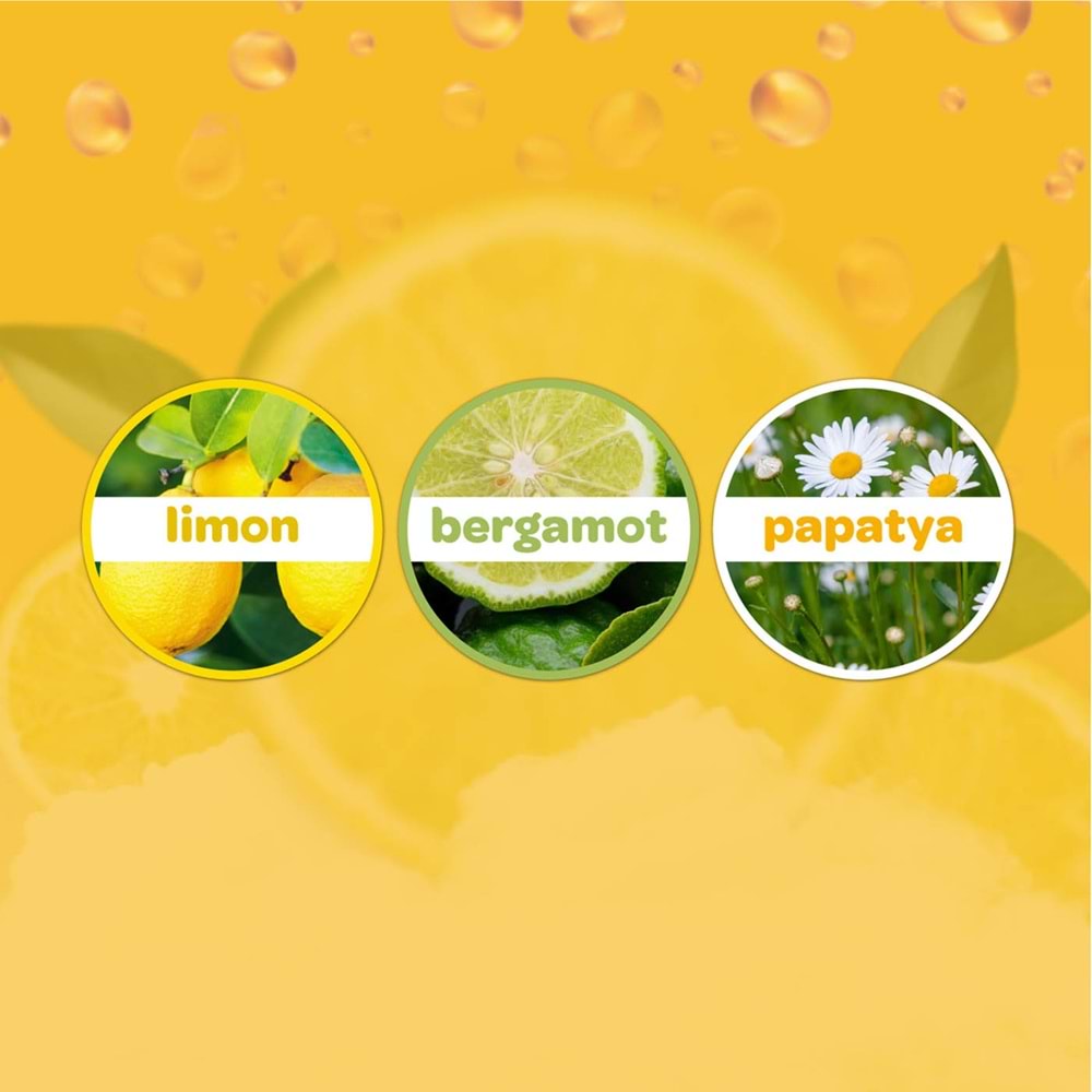 Dalin Bebek Kolonyası 150ML Limon Çiçeği (Limon-Bergomat-Papatya) (4 Lü Set)