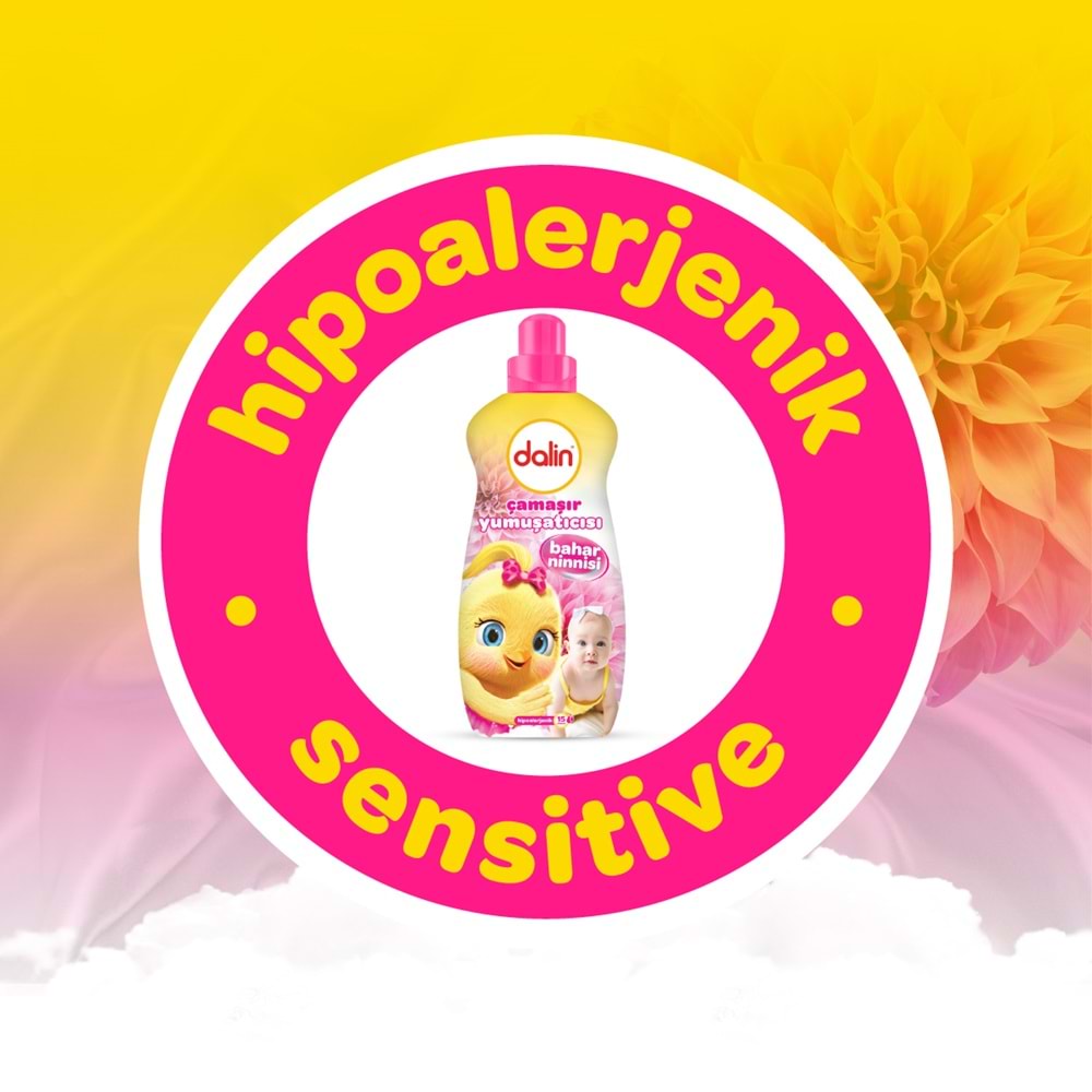 Dalin Çamaşır Yumuşatıcı 1500ML Bahar Ninnisi (3 Lü Set) (Bebeklere Özel)