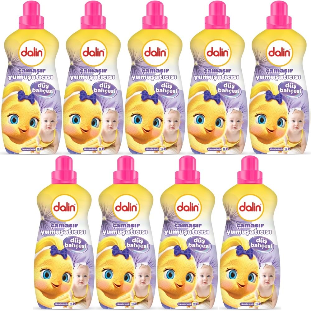 Dalin Çamaşır Yumuşatıcı 1500ML Düş Bahçesi (9 Lu Set) (Bebeklere Özel)