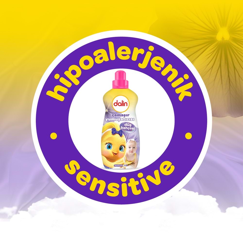 Dalin Çamaşır Yumuşatıcı 1500ML Bahar Ninnisi + 1500ML Düş Bahçesi (Karma 4 Lü Set)