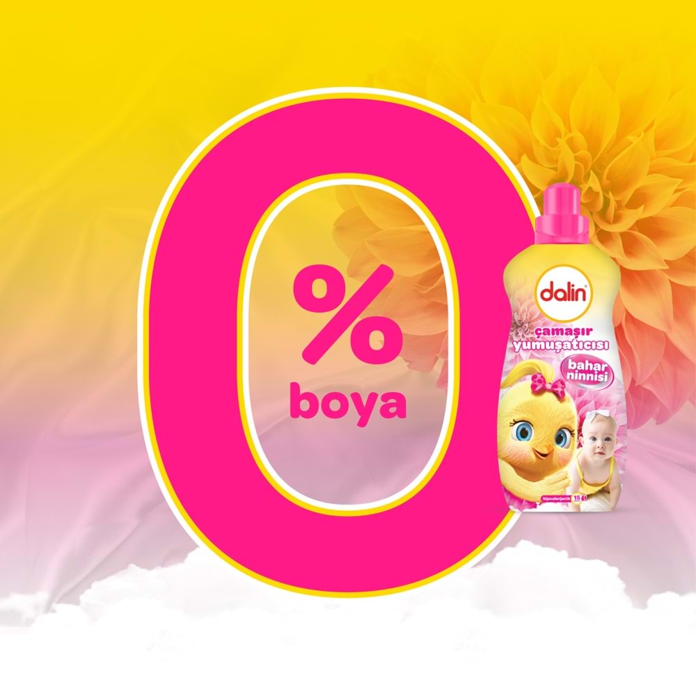 Dalin Çamaşır Yumuşatıcı 1500ML Bahar Ninnisi + 1500ML Düş Bahçesi (Karma 6 Lı Set)