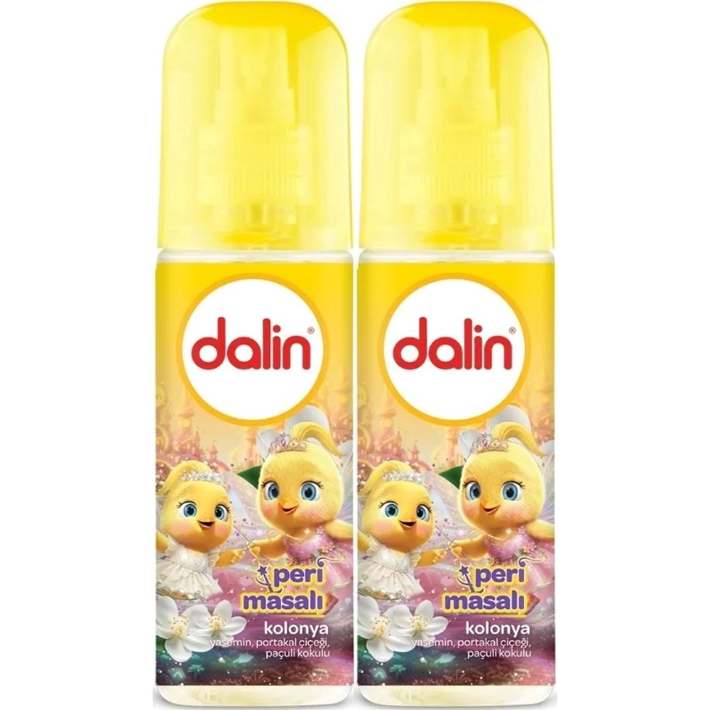 Dalin Bebek Kolonyası 150ML Peri Masalı (Yasemin-Portakal Çiceği-Paçuli Kokulu) (2 Li Set)
