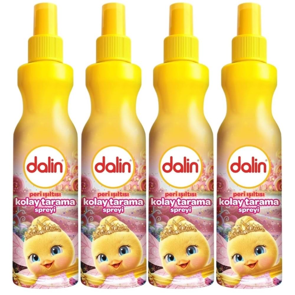 Dalin Kolay Saç Tarama Spreyi 200ML Peri Işıltısı (4 Lü Set)
