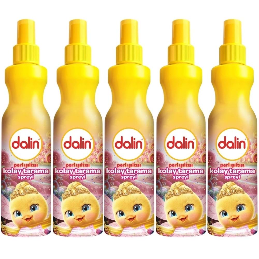 Dalin Kolay Saç Tarama Spreyi 200ML Peri Işıltısı (5 Li Set)