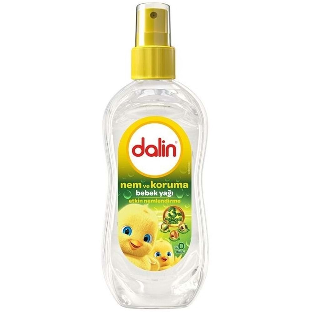Dalin Bebek Yağı 200ML Sprey Nem ve Koruma (2 Li Set)