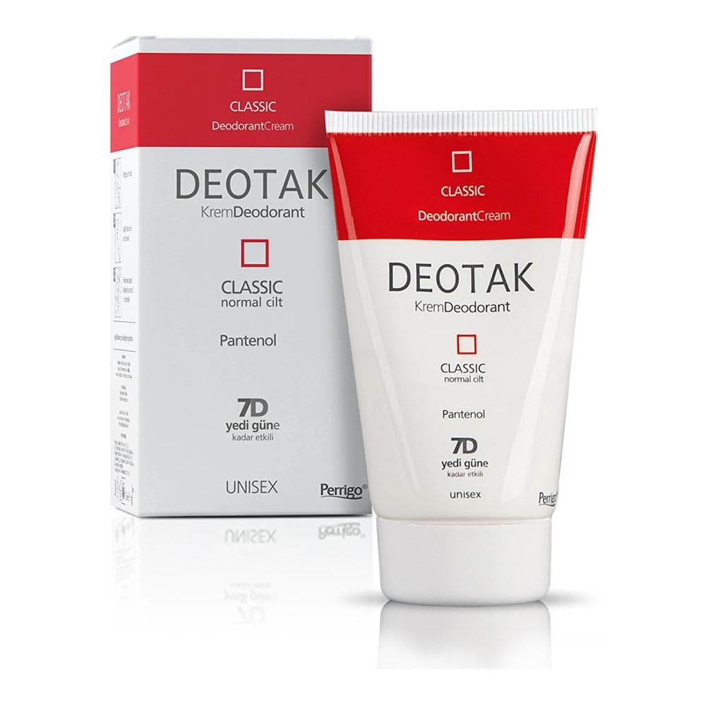 Deotak Krem Deodorant Unisex 35ML Classic (Normal Cilt) (5 Li Set)