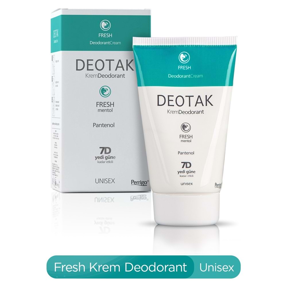 Deotak Krem Deodorant Unisex 35ML Fresh (Mentol) (3 Lü Set)
