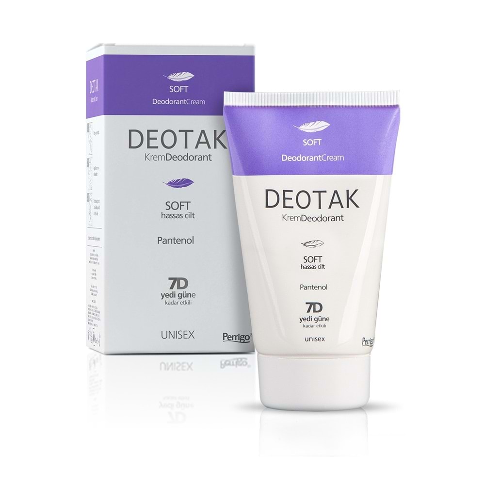 Deotak Krem Deodorant Unisex 35ML Soft (Hassas Cilt) (3 Lü Set)