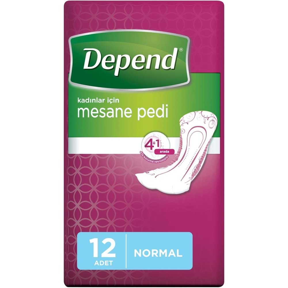 Depend Mesane Pedi Kadın Normal 24 Adet