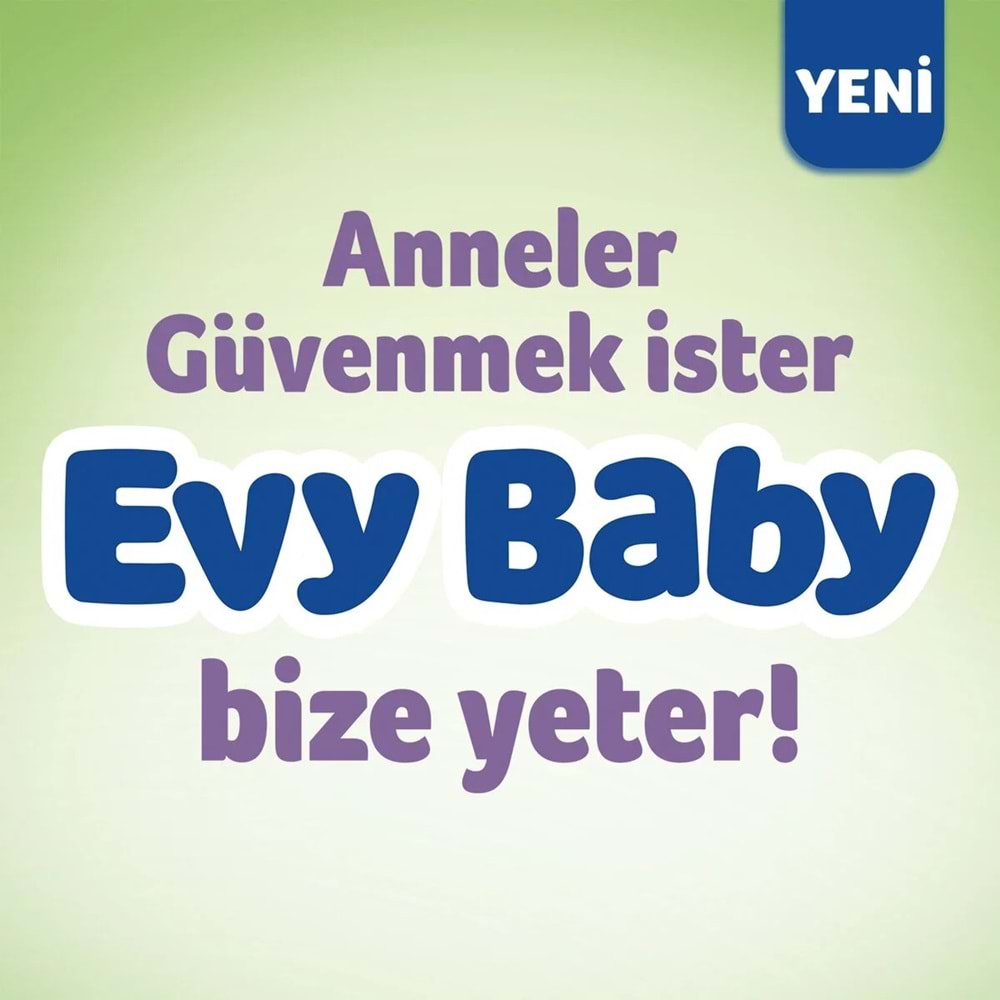 Evy Baby Bebek Bezi 2 Beden 3-6 KG Mini 114 Adet Ekonomik Fırsat Pk