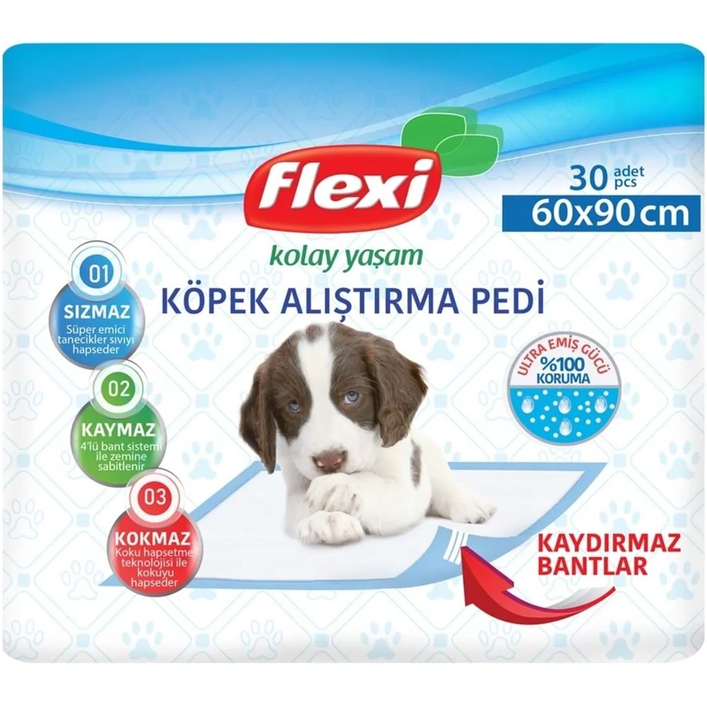 Flexi Evcil Hayvan Köpek Alıştırma Tuvalet Eğitim Pedi 60*90 CM 180 Adet