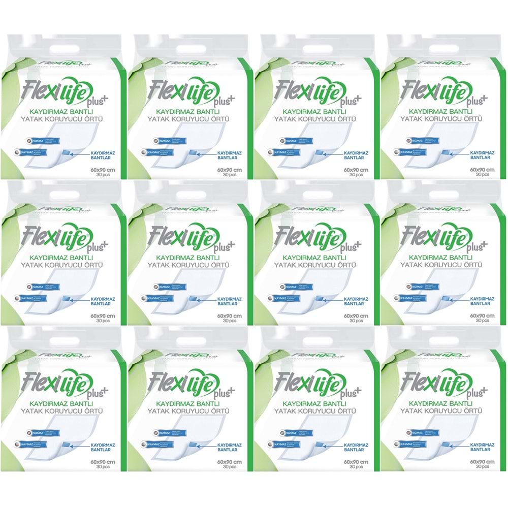 Flexi Life Yetişkin Alt Açma Yatak Koruyucu Örtü 60*90CM 360 Adet Kaydırmaz