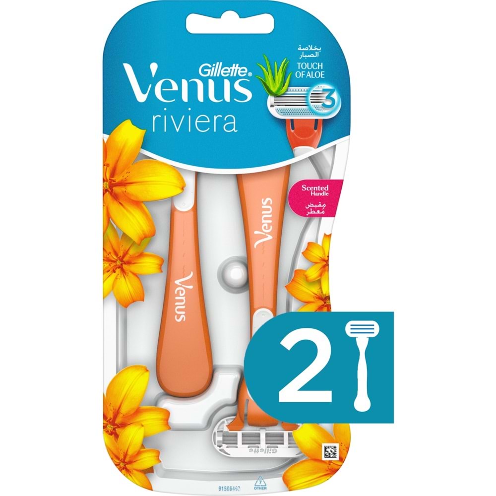 Gillette Venus Riviera Kullan At Kadın Tıraş Bıçağı 12 Li Set (6PK*2)