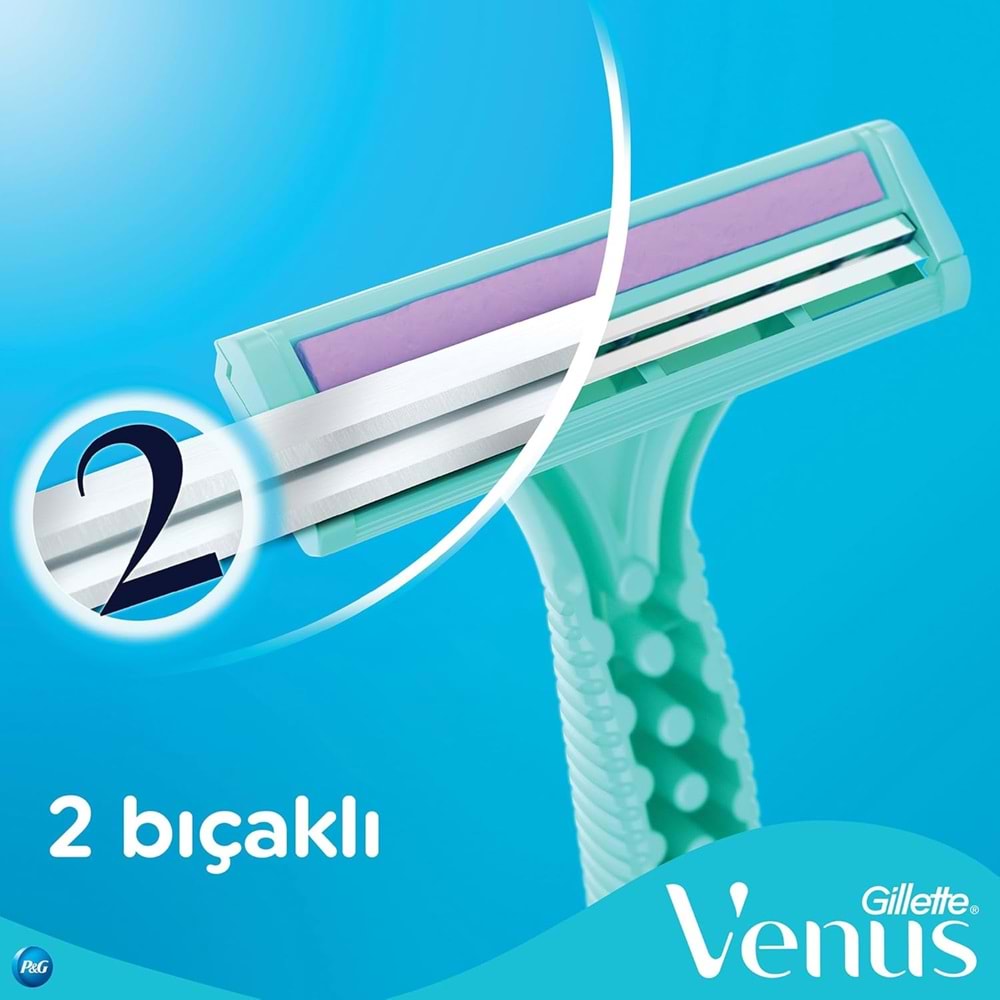 Gillette Simply Venus 2 Kullan At Kadın Tıraş Bıçağı 48 Li Set (12PK*4)