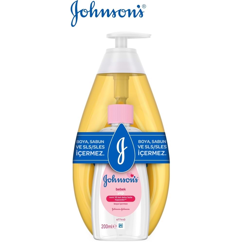 Johnsons Baby Bebek Şampuanı Klasik 750Ml+Bebek Yağı 200Ml (2 Li Set)