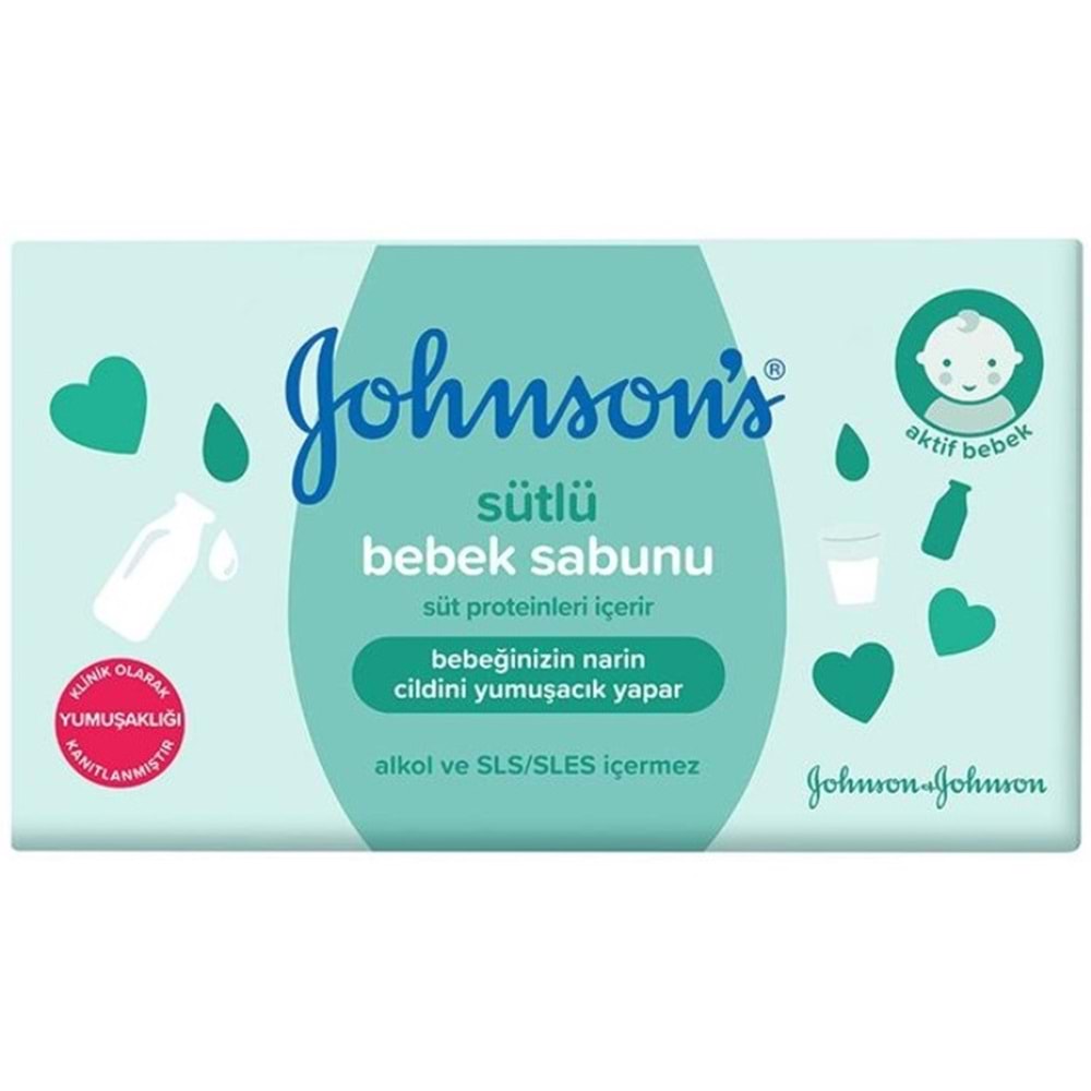 Johnsons Baby Bebek Sabunu 90Gr Sütlü (9 Lu Set)