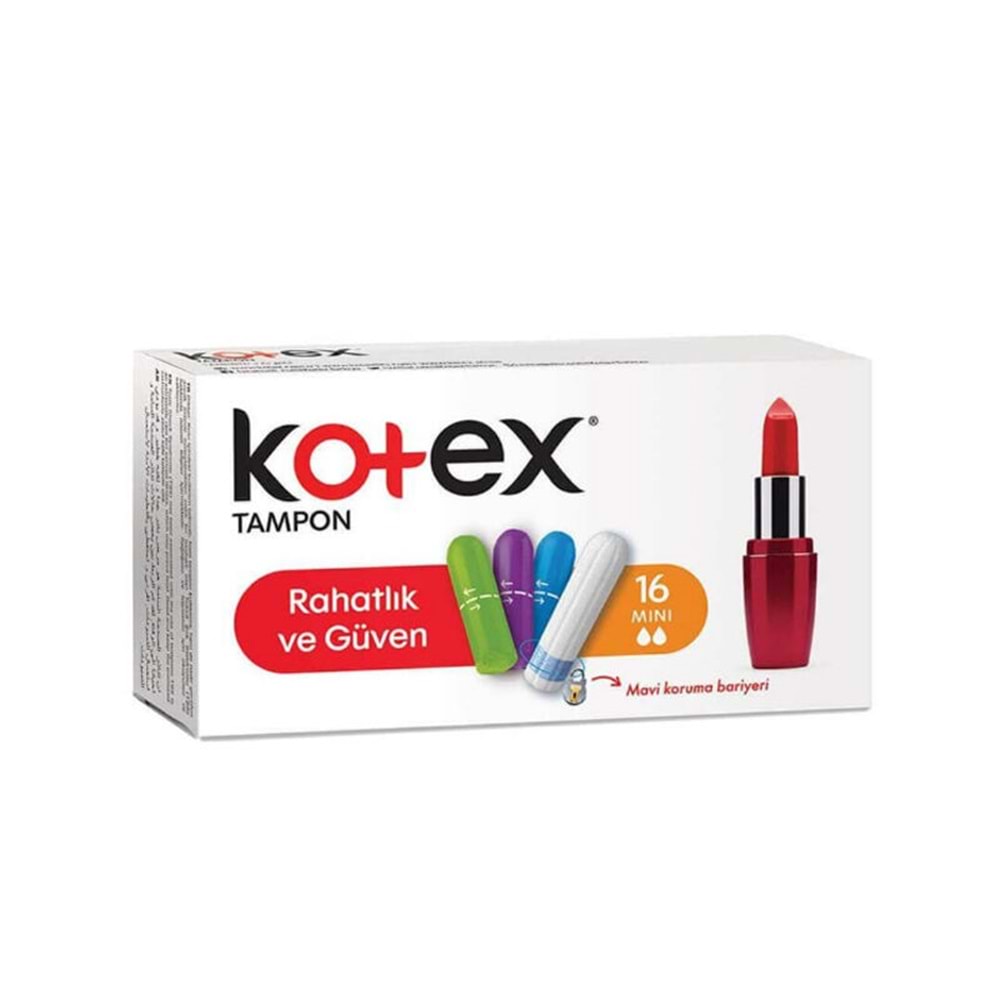 Kotex Tampon Mini 288 Li Set (18PK*16)