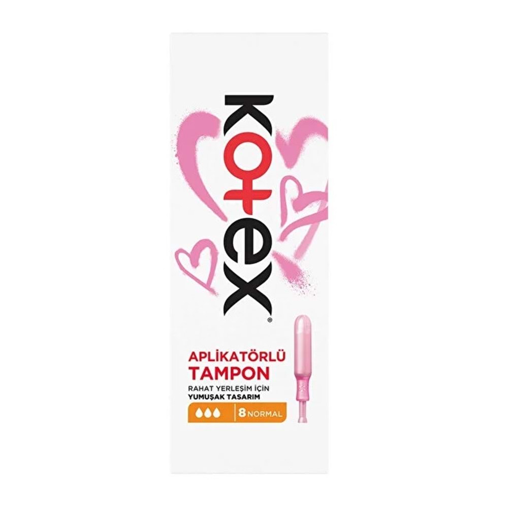 Kotex Aplikatörlü Tampon Normal 16 Lı Set (2PK*8)