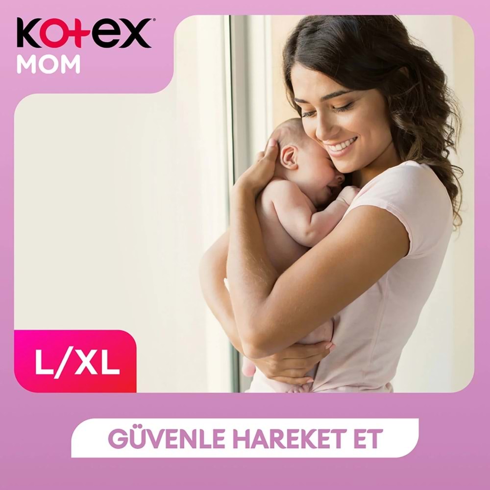 Kotex Mom Lohusa Külodu - Külot Bez L - Large - Büyük / XL - Extra Large - 24 Lü Set (3PK*8)