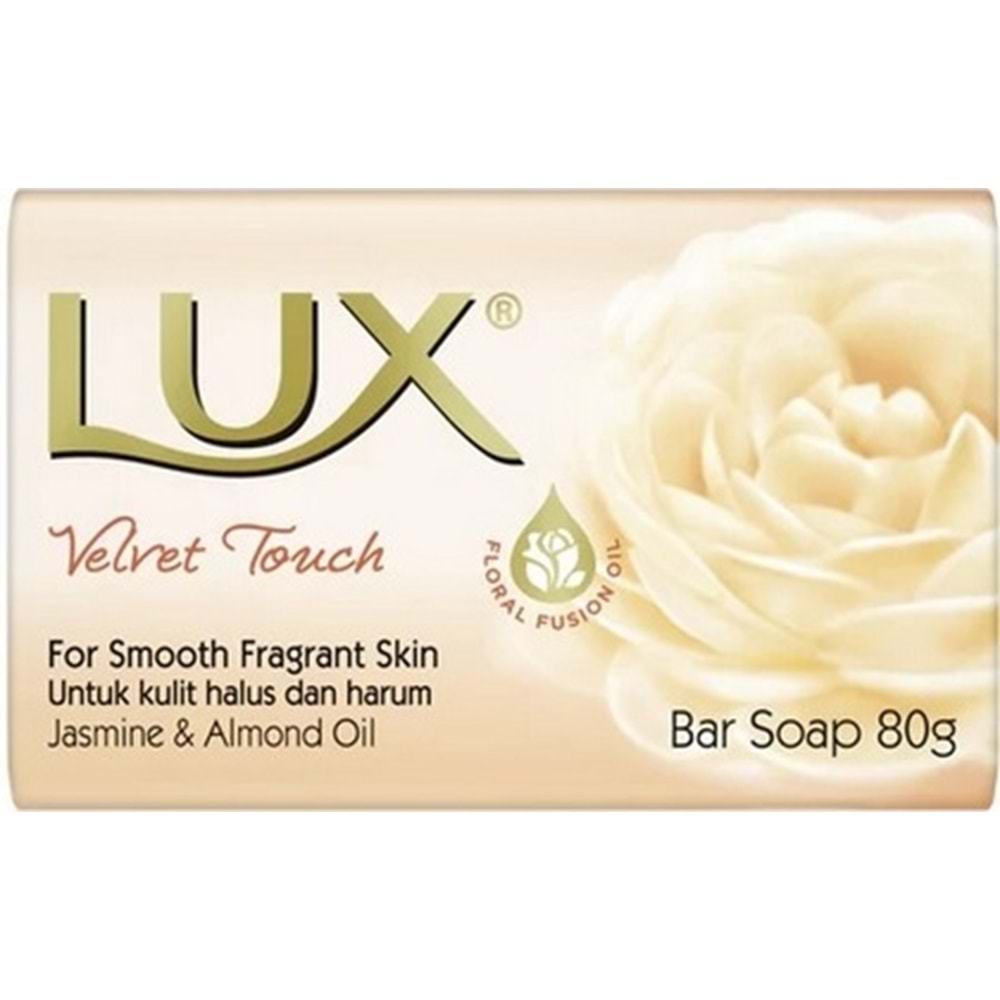 Lux Sabun 80GR Velvet Touch (Kadife Dokunuş) (24 Lü Set)
