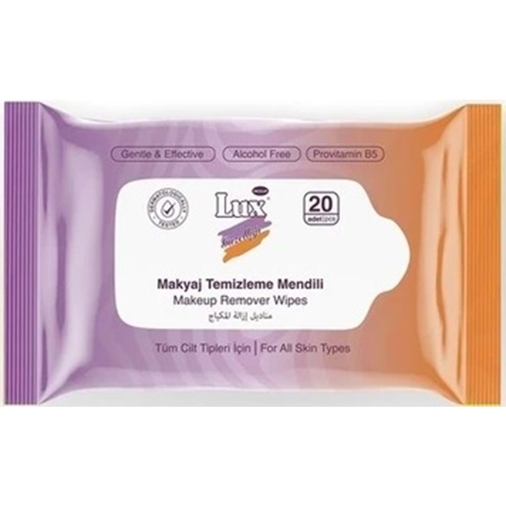 Lux Makyaj Temizleme Mendili Havlu 60 Yaprak (3PK*20)