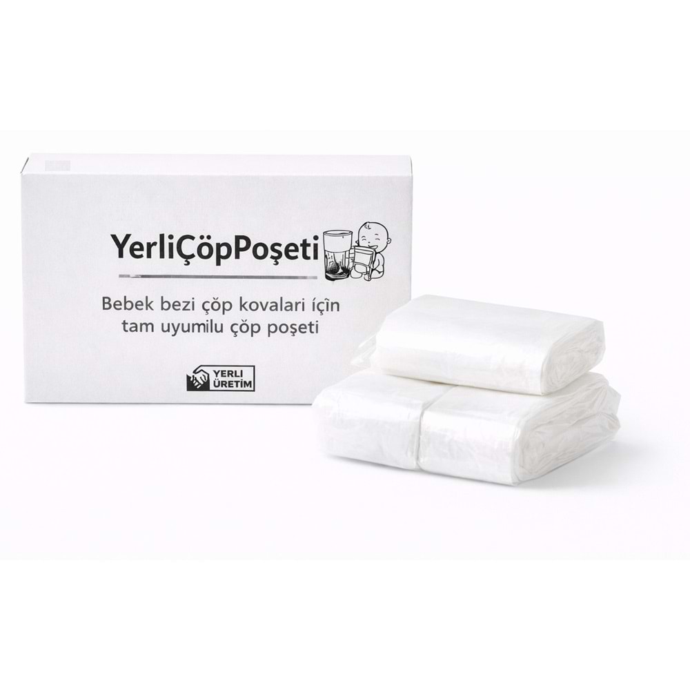 Mandaş Tommee Tippee Twist & Click Çöp Poşeti Tam Uyumlu Yerli (3 Lü Yedek Set) KOVASIZ (5 Li Set)